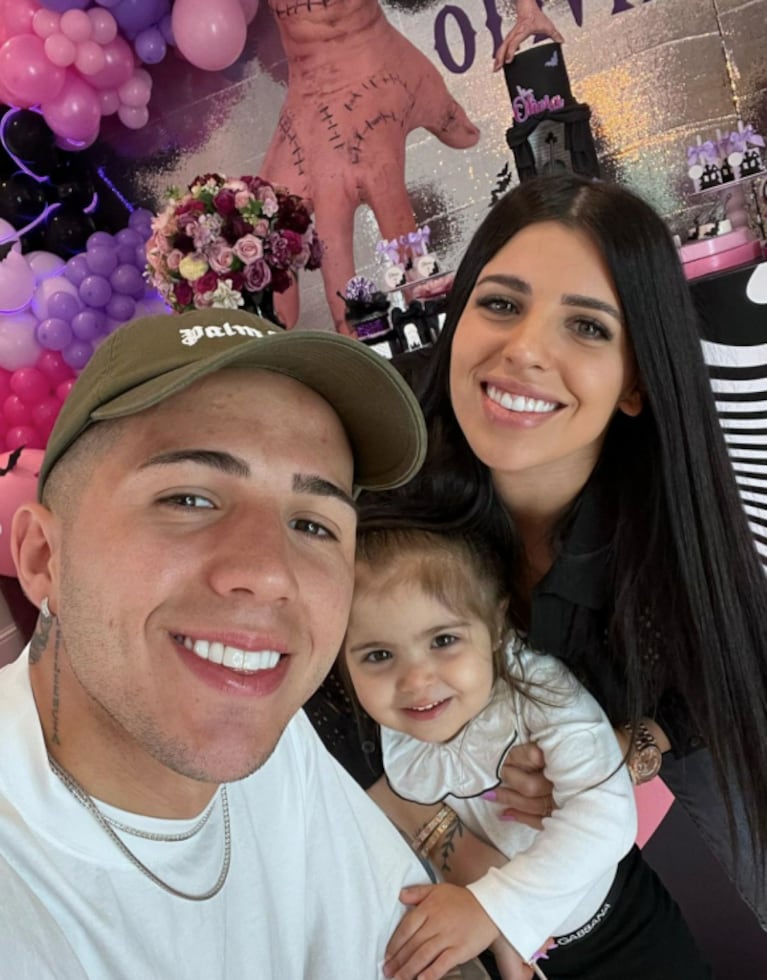 El álbum de fotos del festejo de cumpleaños de Olivia, la hija de Enzo Fernández y Valentina Cervantes 