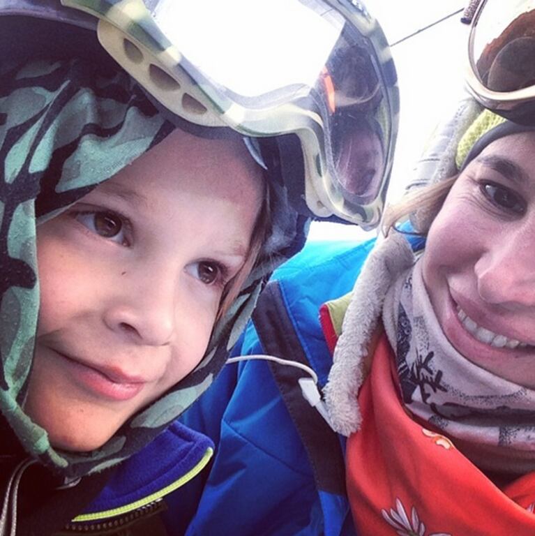 El álbum de las vacaciones de Dolores Barreiro en la nieve. (Instagram)