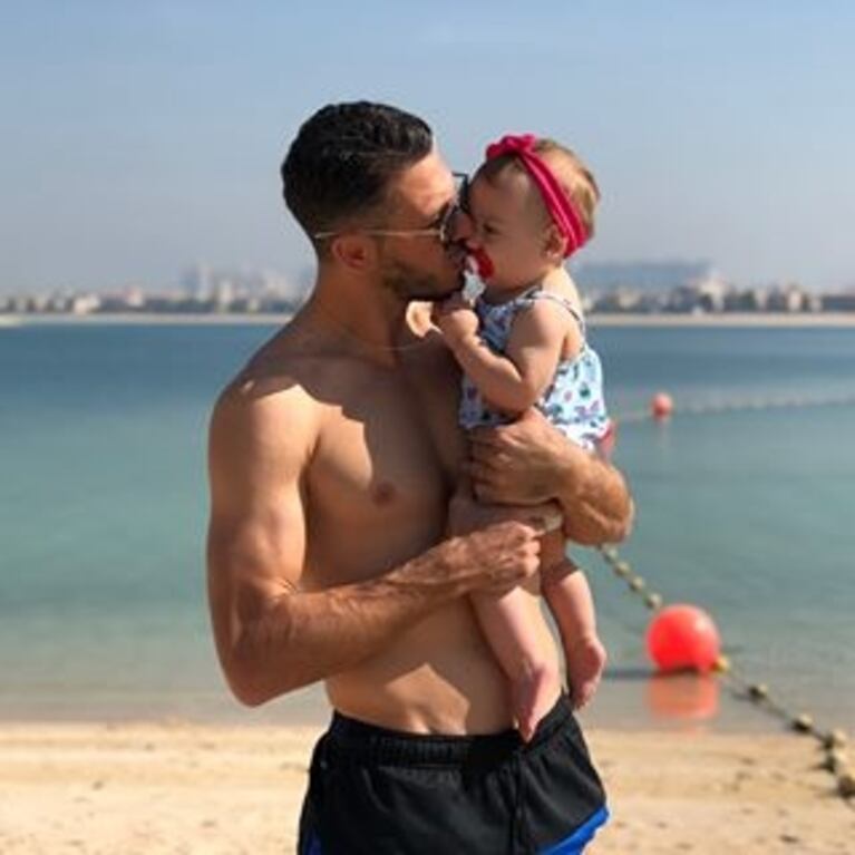 El álbum de las vacaciones de Evangelina Anderson con su familia en Dubai