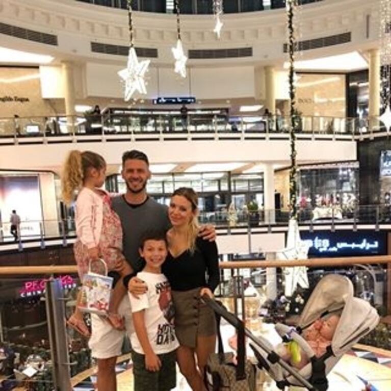 El álbum de las vacaciones de Evangelina Anderson con su familia en Dubai