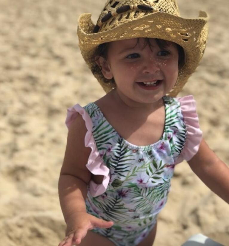 El álbum de las vacaciones de Floppy Tesouro con su hija, Moorea, en Uruguay: "Cómo me gusta el verano"