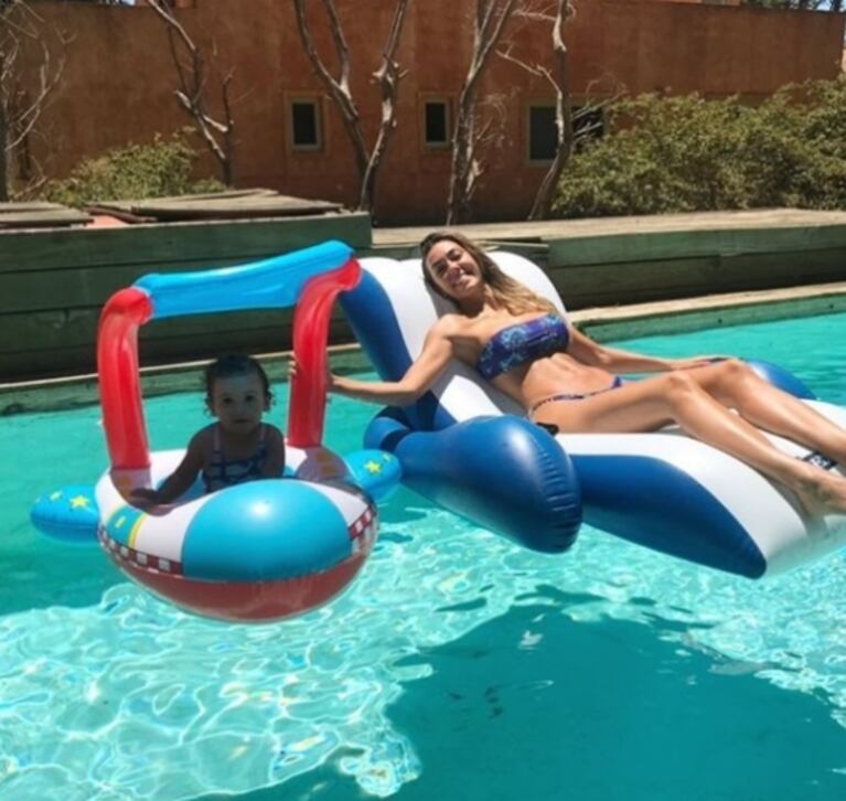 El álbum de las vacaciones de Floppy Tesouro con su hija, Moorea, en Uruguay: "Cómo me gusta el verano"