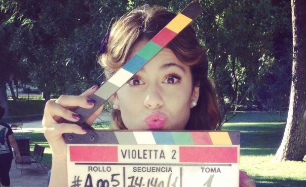 El álbum de Martina Stoessel en Madrid (Foto: Twitter).