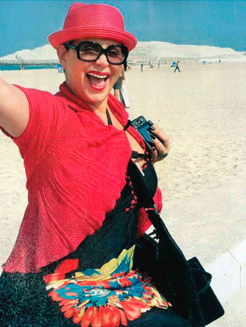 El álbum de vacaciones por Europa de Carmen Barbieri. Foto: Gente