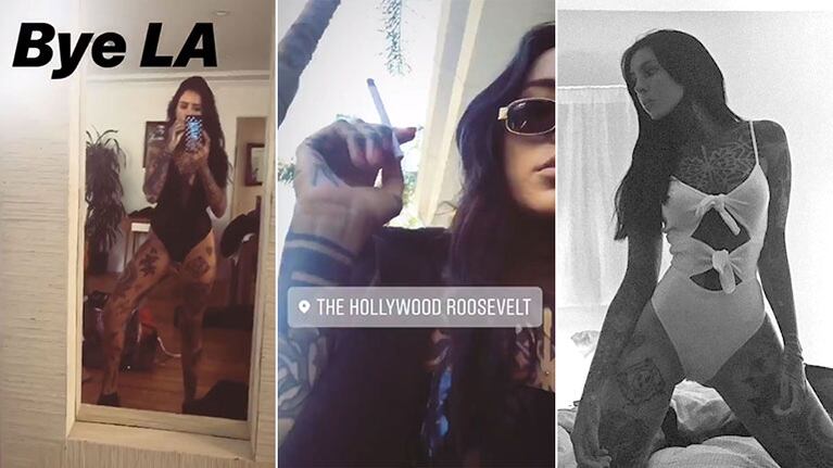 El álbum de viaje de Cande Tinelli en California: Quiero vivir en Los Angeles