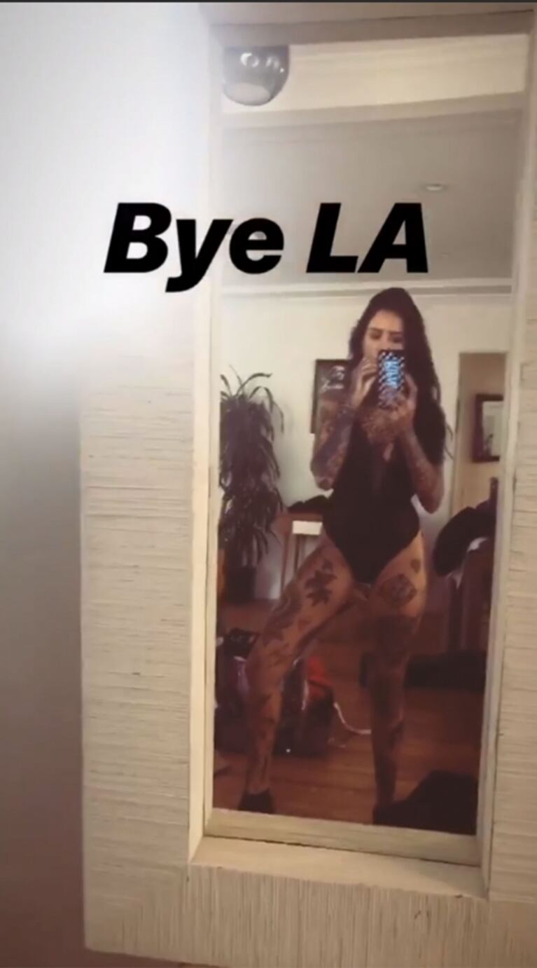 El álbum de viaje de Cande Tinelli en California: "Quiero vivir en Los Angeles"
