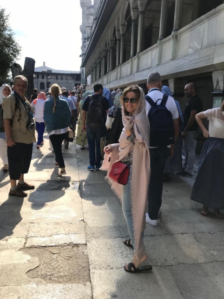 El álbum de viaje de Flavia Palmiero en Turquía: "Quedé fascinada; Estambul tiene una magia muy interesante"