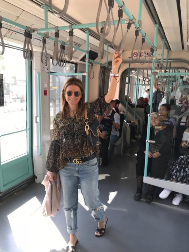 El álbum de viaje de Flavia Palmiero en Turquía: "Quedé fascinada; Estambul tiene una magia muy interesante"