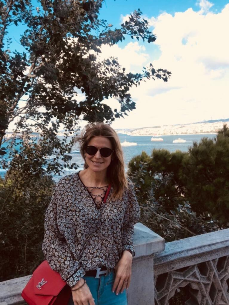 El álbum de viaje de Flavia Palmiero en Turquía: "Quedé fascinada; Estambul tiene una magia muy interesante"