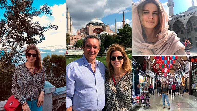 El álbum de viaje de Flavia Palmiero en Turquía: Quedé fascinada; Estambul tiene una magia muy interesante