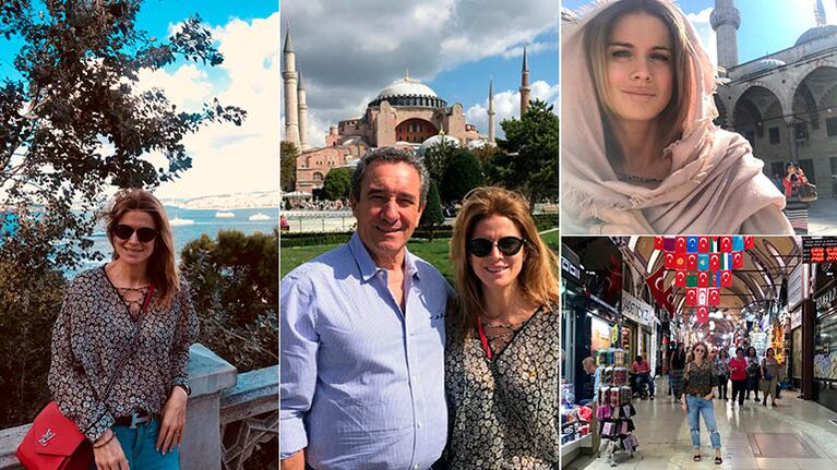 El álbum de viaje de Flavia Palmiero en Turquía: Quedé fascinada; Estambul tiene una magia muy interesante