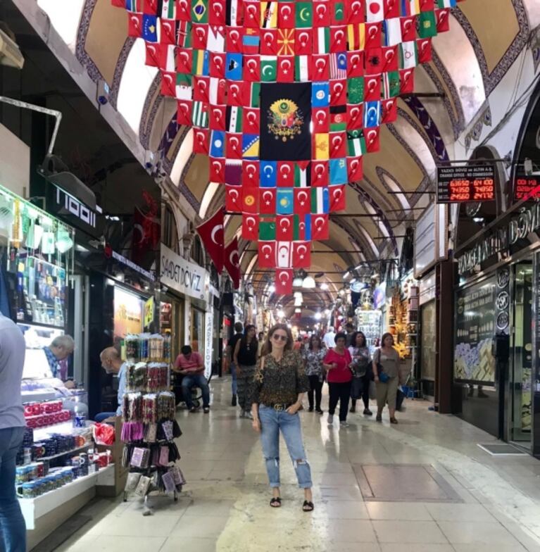 El álbum de viaje de Flavia Palmiero en Turquía: "Quedé fascinada; Estambul tiene una magia muy interesante"