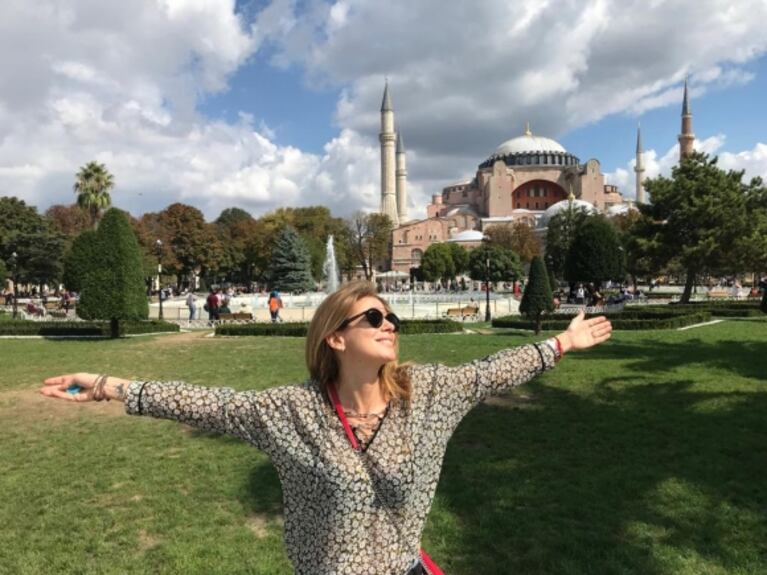 El álbum de viaje de Flavia Palmiero en Turquía: "Quedé fascinada; Estambul tiene una magia muy interesante"
