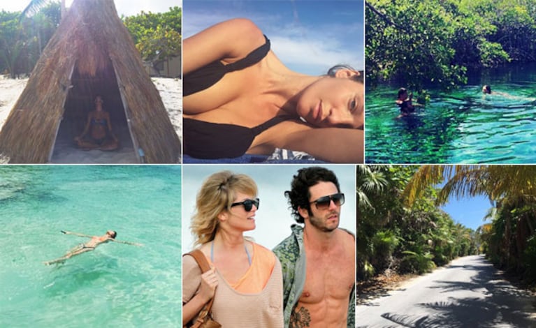 El álbum de viaje de Liz Solari y su novio en Tulum: meditación, selfie sexy y diversión (Foto: Instagram)