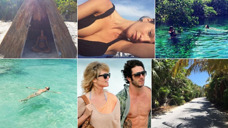 El álbum de viaje de Liz Solari y su novio en Tulum: meditación, selfie sexy y diversión (Foto: Instagram)