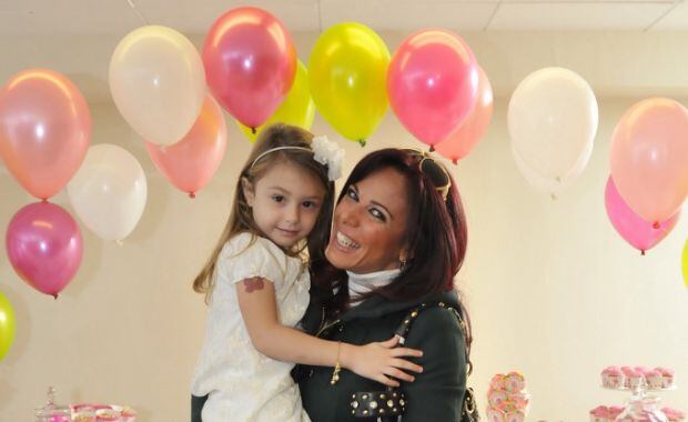 El álbum del cumpleaños de la hija de Marina Calabró. (Foto: gentileza Christian Molina)