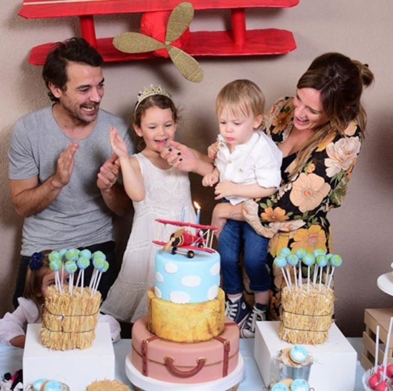 El álbum del divertido festejo de cumpleaños de Baltazar, el hijo de Paula Chaves y Pedro Alfonso