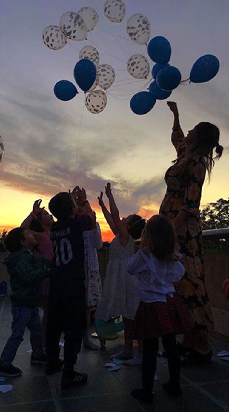 El álbum del divertido festejo de cumpleaños de Baltazar, el hijo de Paula Chaves y Pedro Alfonso