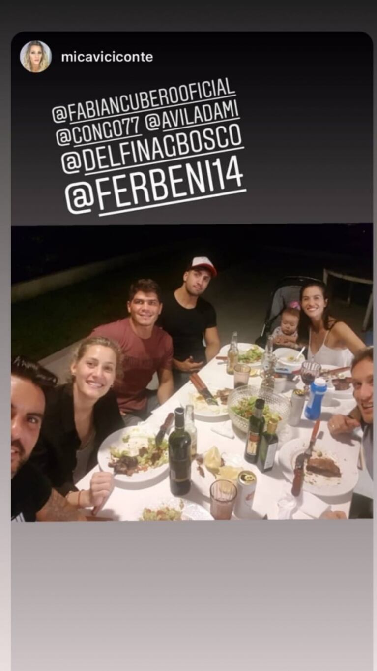El álbum del festejo de cumpleaños de Cubero: detalles temáticos de Vélez y el mensaje de amor de Viciconte