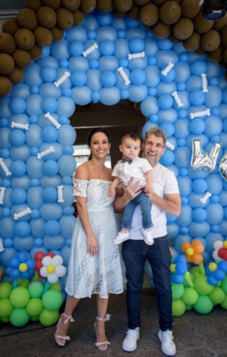 El álbum del primer cumpleaños de Valentín, el hijo de Lourdes Sánchez y el Chato Prada: mirá en quién se inspiraron para la decoración