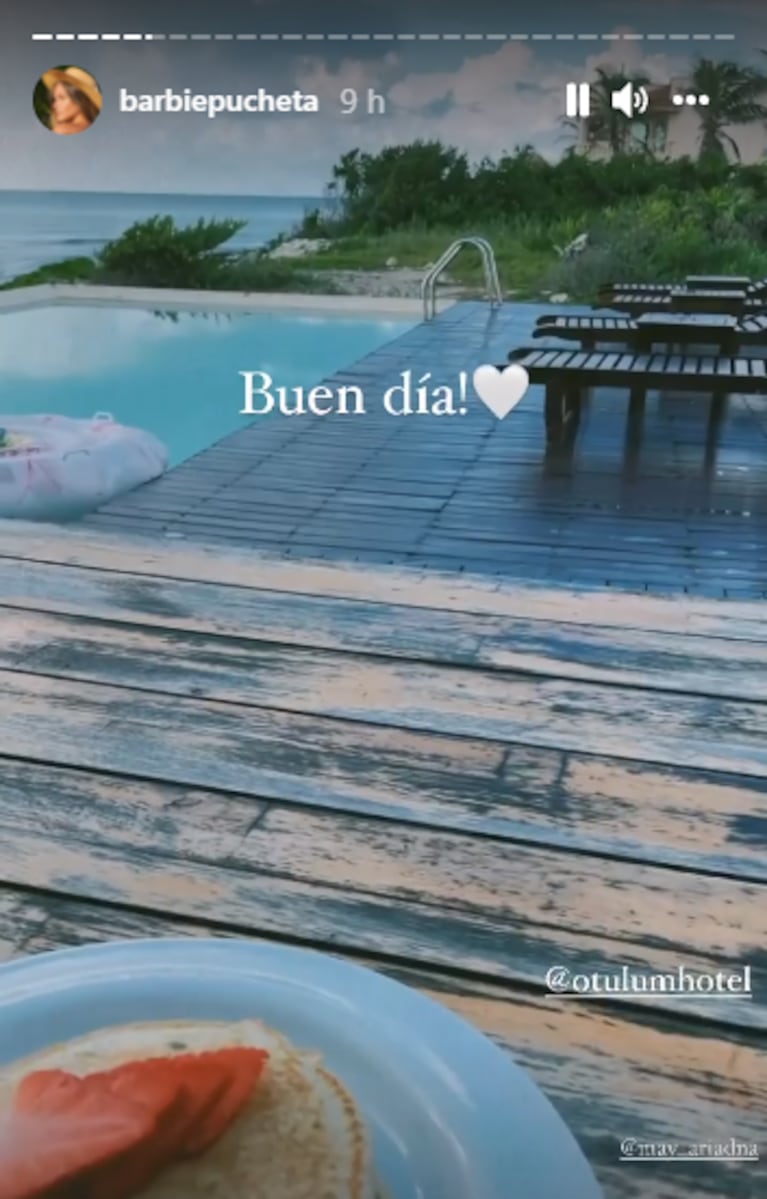 El álbum íntimo de Barbie Vélez y Lucas Rodríguez en su luna de miel en Tulum: "Este lugar, por favor"