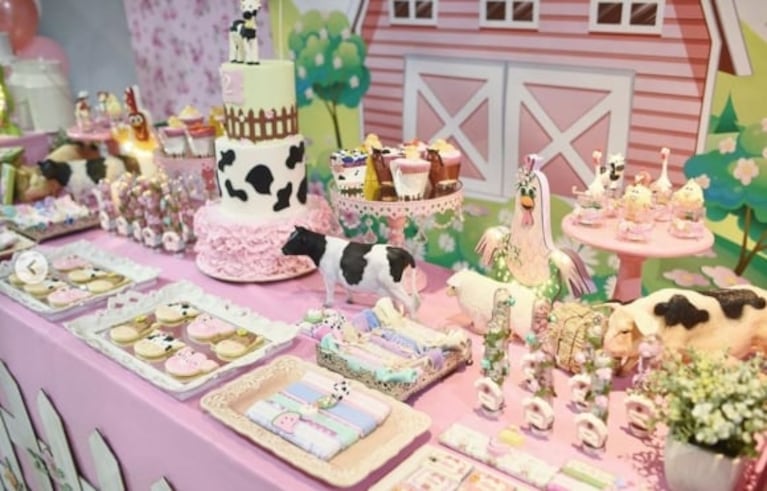 El álbum íntimo de la mega fiesta de cumpleaños de Alma, la hija de Mariano Martínez y Camila Cavallo