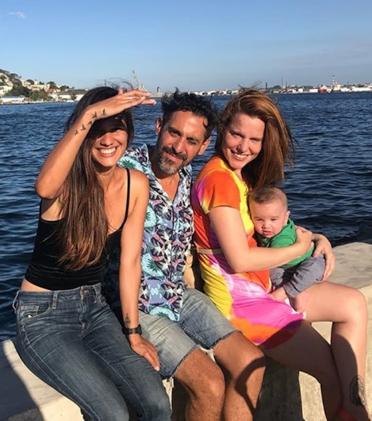 El álbum íntimo de las vacaciones de Agustina Kämpfer y su bebé en Cuba: "Comandante de mi vida"