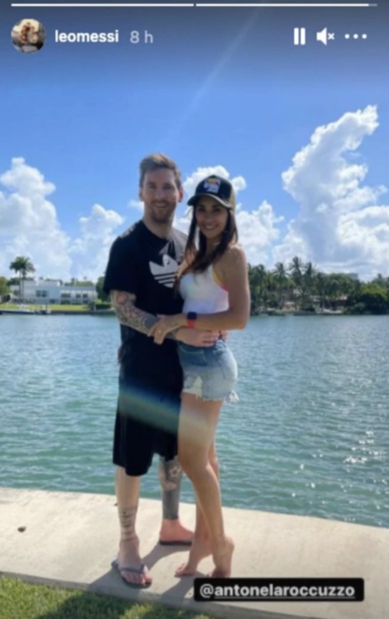 El álbum íntimo de las vacaciones de Lionel Messi y Antonela Roccuzzo con sus hijos en Miami: "En familia"