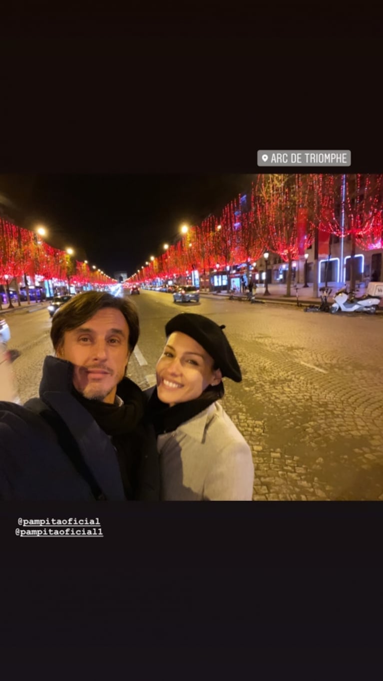 El álbum íntimo de Pampita junto a Roberto García Moritán en su luna de miel en París: "¡Hace frío, pero estamos felices!"