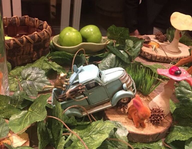 El álbum íntimo del baby shower de Ailén Bechara: ¡espiá la original ambientación de bosque!