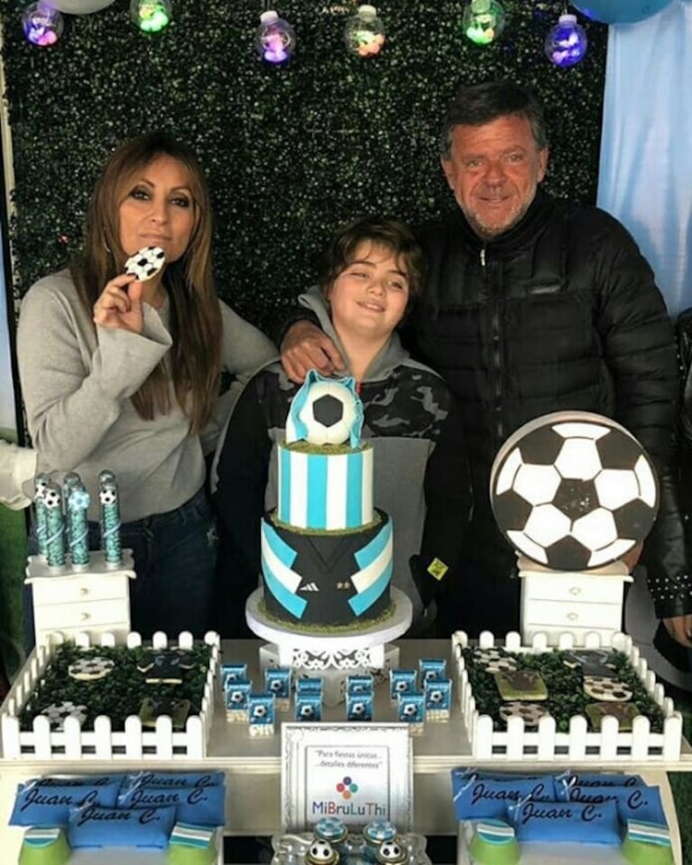 El álbum íntimo del cumpleaños del hijo de Marcela Tauro con su joven novio y el papá de Juan Cruz