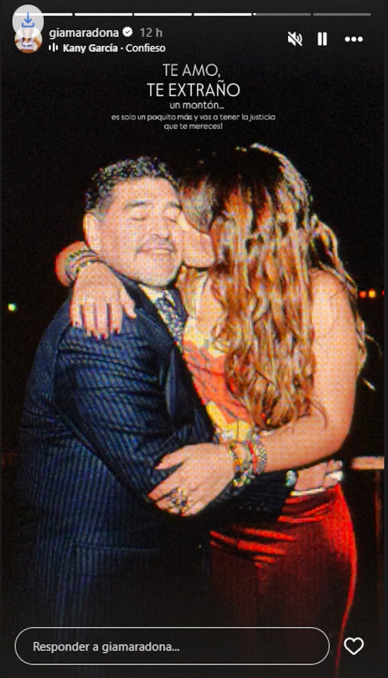 El angustiante mensaje de Gianinna Maradona antes de los alegatos por la muerte de Diego: “No me puedo dormir. Crédito: Instagram
