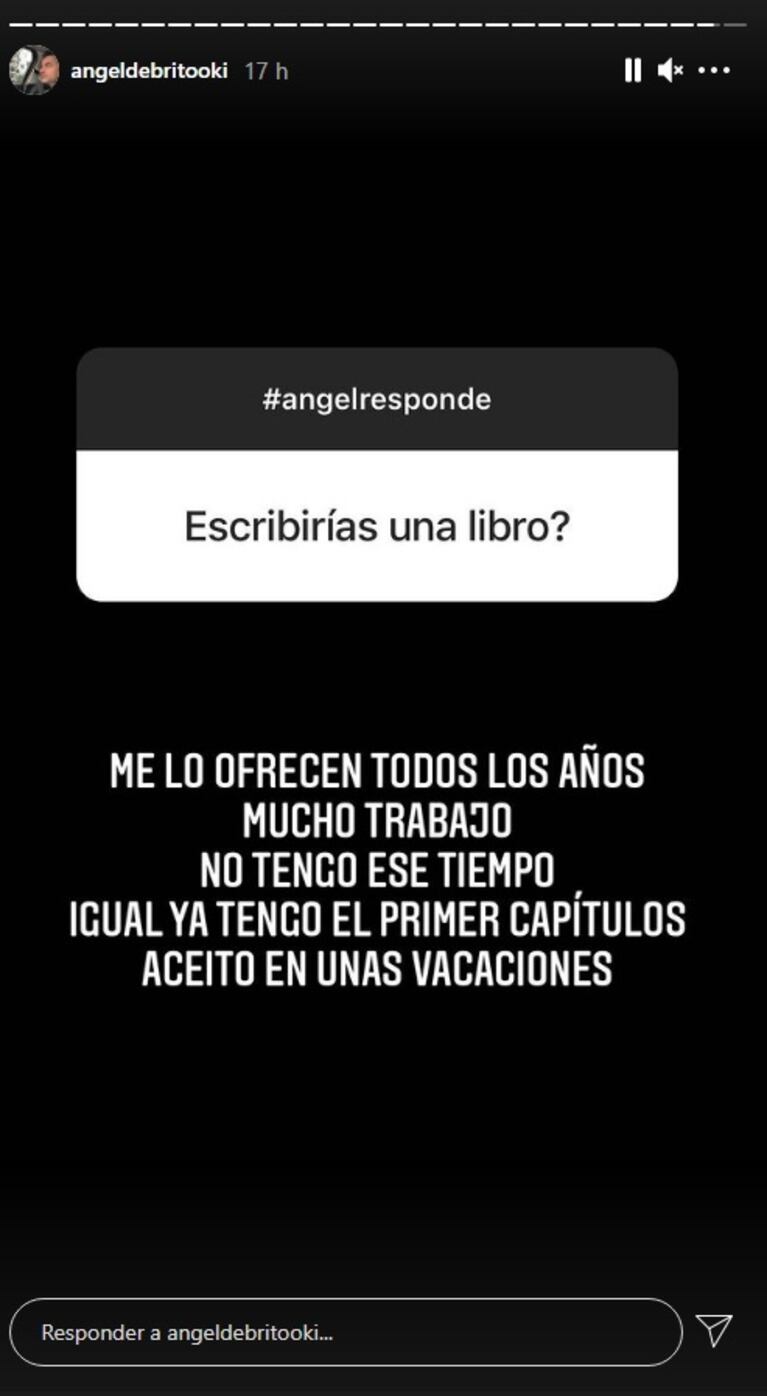 El anuncio de Ángel de Brito que podría hacer temblar a más de un famoso: "Ya tengo el primer capítulo de mi libro"