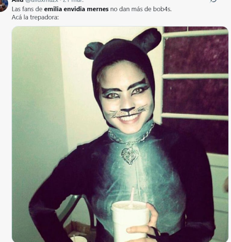 El apodo de Emilia Mernes: cómo la llaman tras la versión de que coqueteó con un futbolista casado