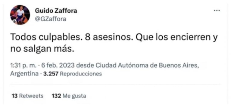 El apoyo de los famosos a la familia de Fernando Báez Sosa tras la sentencia para los rugbiers