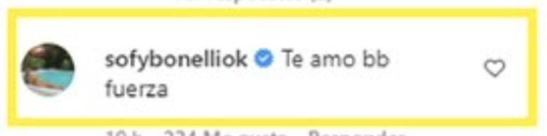 El apoyo de Sofía Bonelli a Claudio Caniggia, tras lamentar la muerte de Diego Maradona: "Te amo bebé, fuerza"