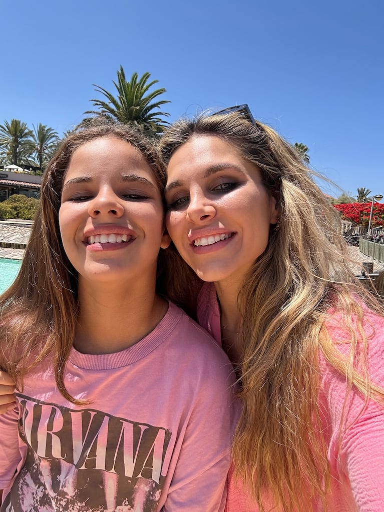 El asombroso parecido entre la hermana menor de Ivana Icardi y Francesca, la hija de Wanda Nara. Crédito: Instagram/@ivannaicardi