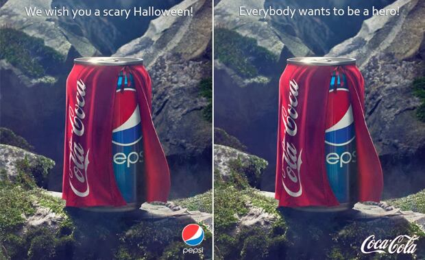 El aviso de Pepsi y la venganza de Coca-Cola. (Imagen: web)