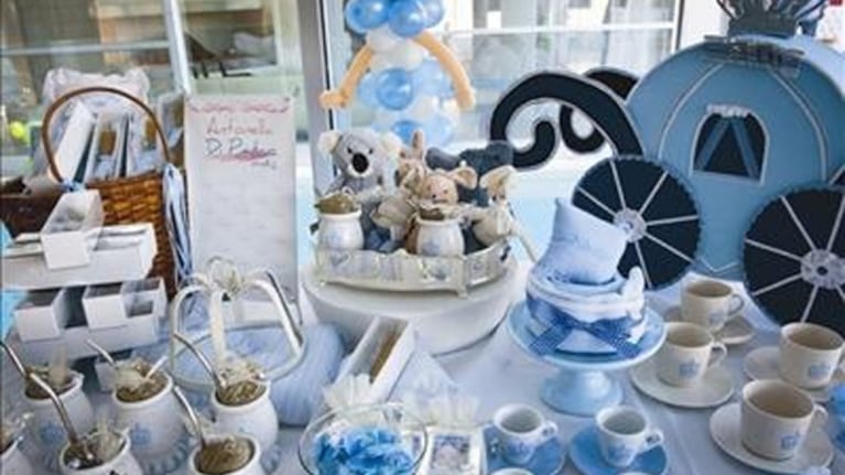 El baby party de Constantino no descuidó ningún detalle