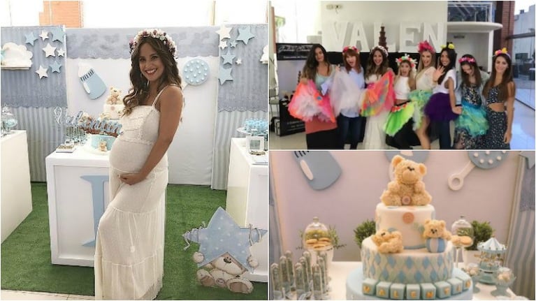 El baby shower a Lourdes Sánchez antes de la llegada de Valetín. Foto: Instagram