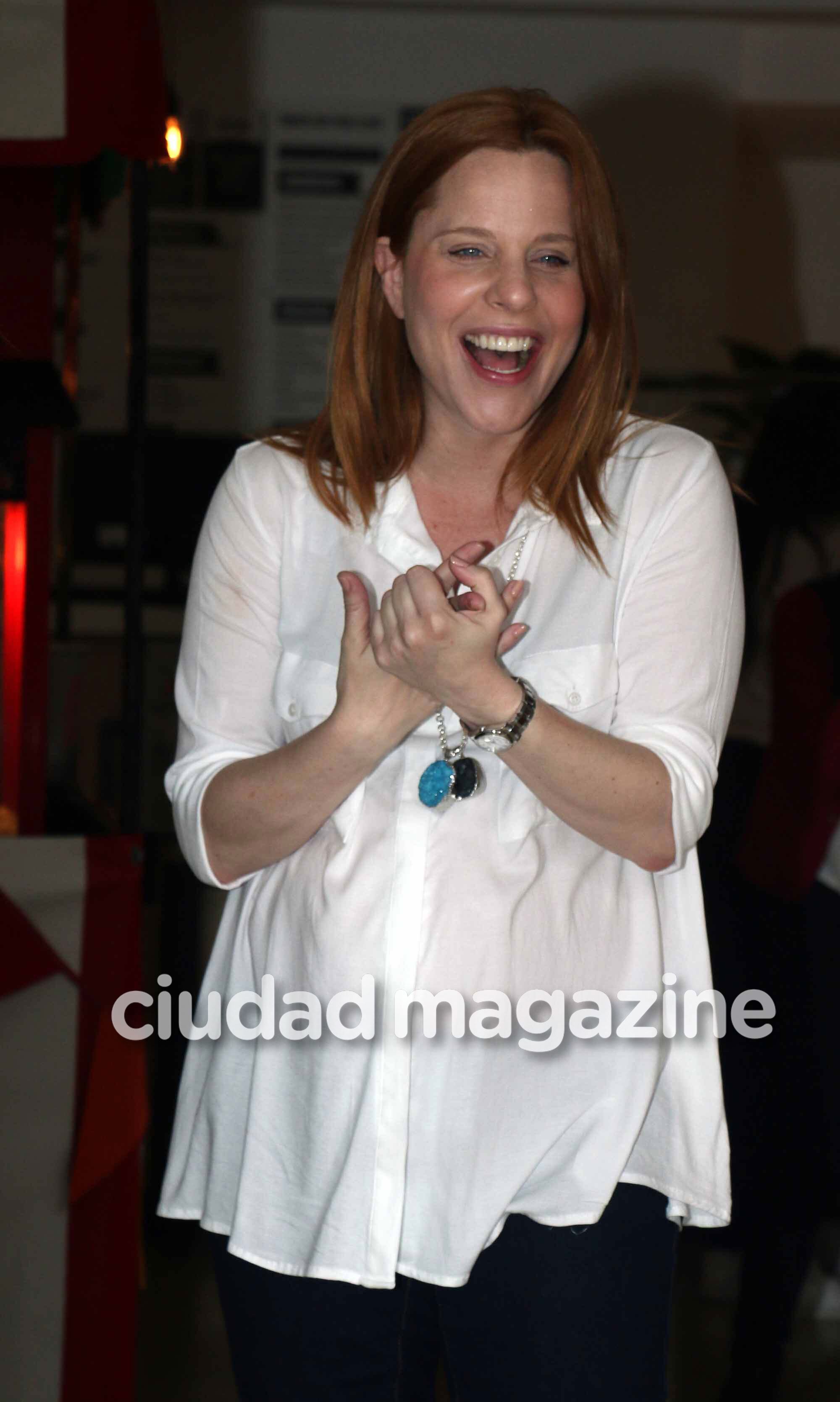 El baby shower “hindú” de Agustina Kämpfer, a la espera de Juan. (Foto: Movilpress)