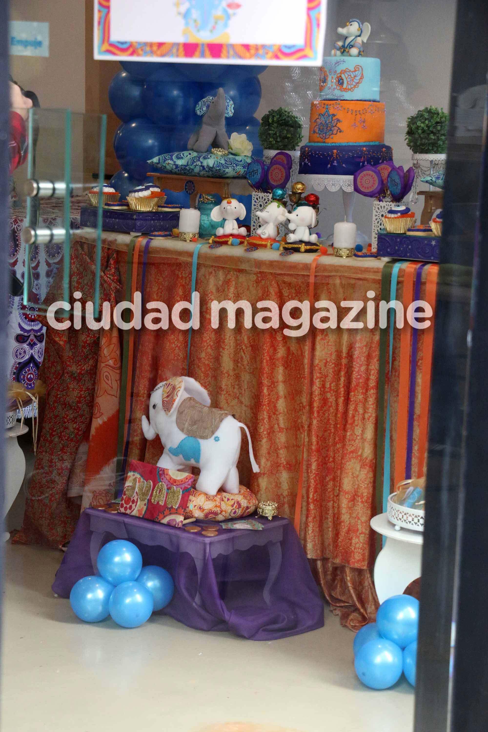 El baby shower “hindú” de Agustina Kämpfer, a la espera de Juan. (Foto: Movilpress)