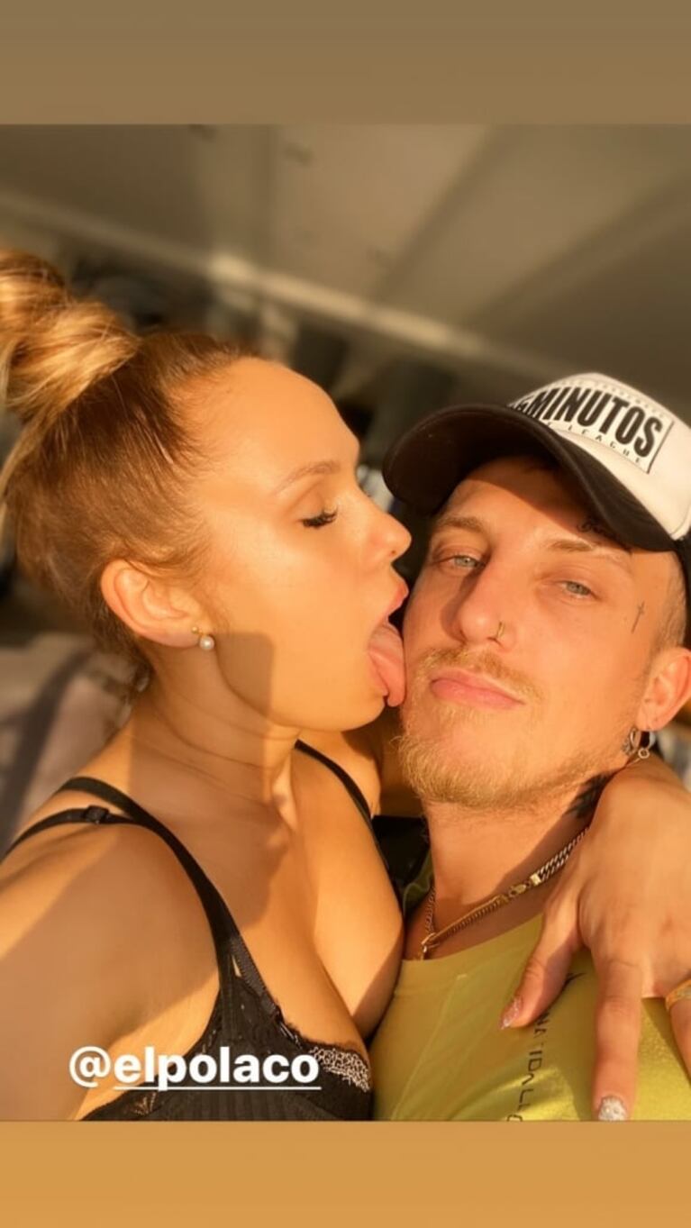 El baile ¡ultra hot! de Barby Silenzi con El Polaco en una tarde fría: "¡Así siempre! Te amo, locurita mía"