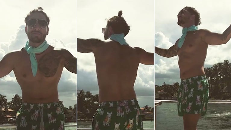 El bailecito súper sexy de Maluma en un lujoso yate que es furor en Instagram
