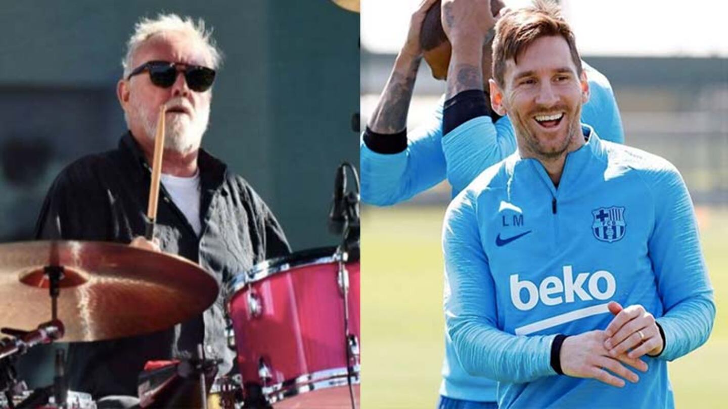 El baterista de Queen contó que es fanático de Messi.