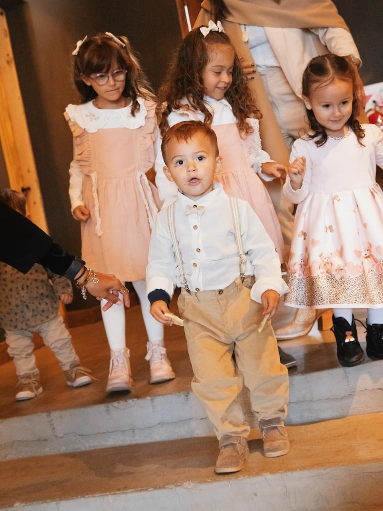 El bautismo de Theo, el hijo de Agustina Gandolfo y Lautaro Martínez. CRÉDITO: Instagram/@agus.gandolfo
