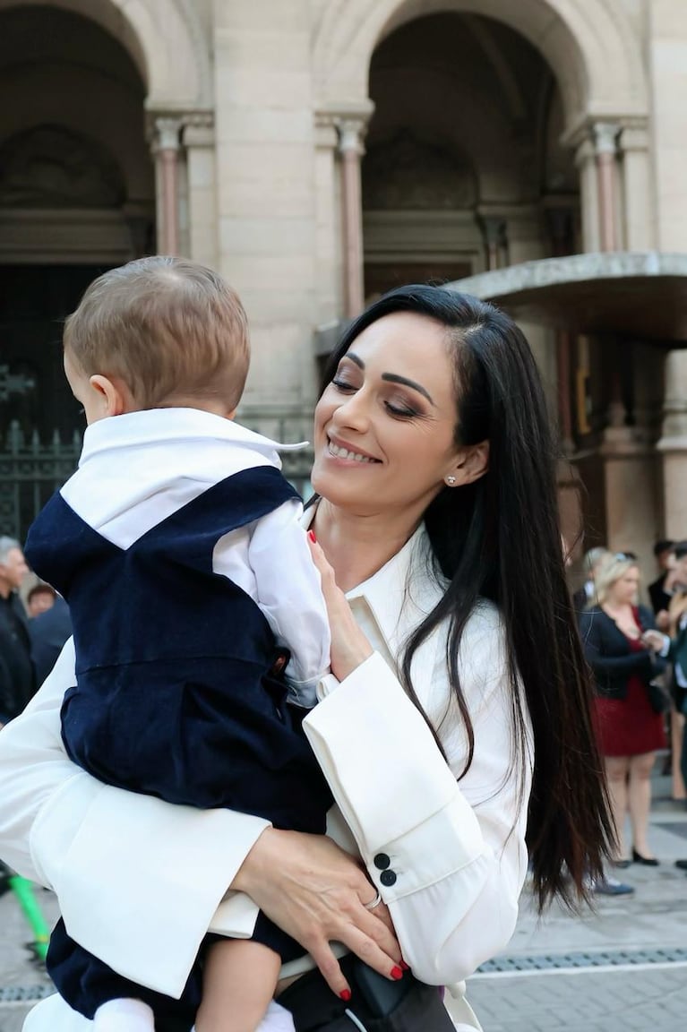 El bautismo del hijo de Gabriela Sobrado.