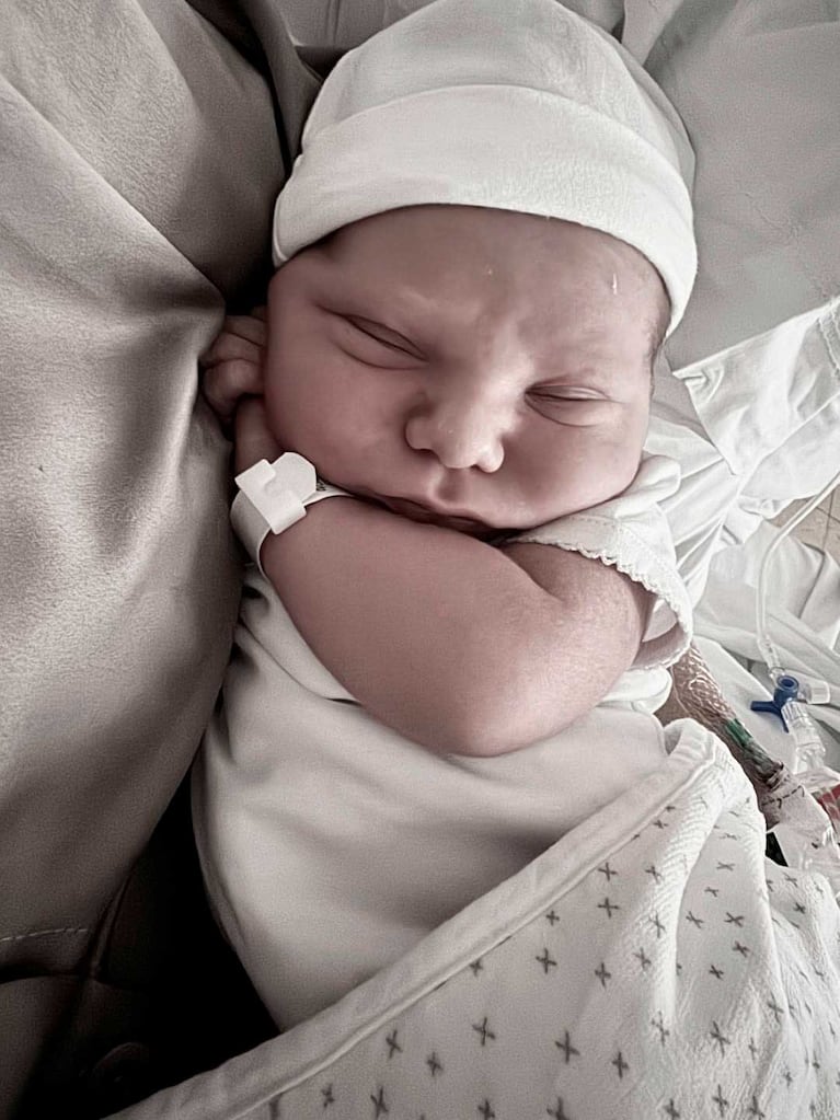 El bebé Faustino (Foto: Instagram @evabargiela)