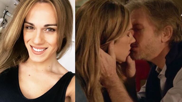 El beso entre Emma y Antonio fue muy vibrante y así lo recordó la actriz.