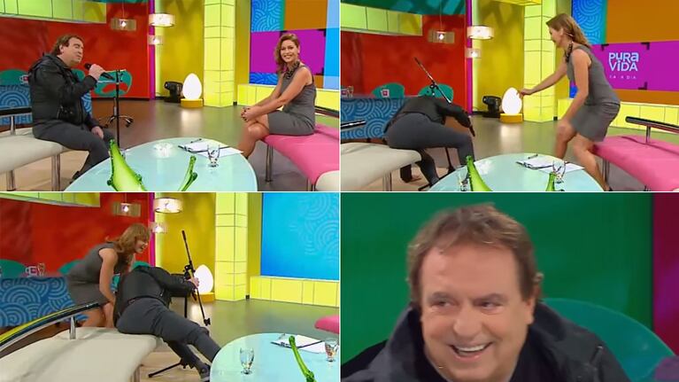 El blooper de Dyango mientras cantaba en vivo (Foto: Web)